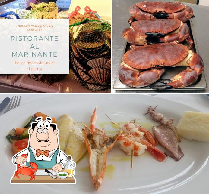 Bestellt Meeresfrüchte bei Ristorante Al Marinante
