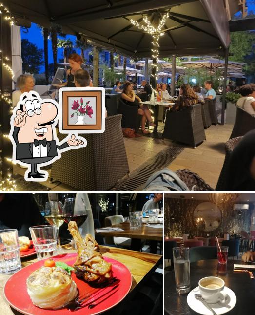 L'intérieur de La Terrasse du champ de Mars