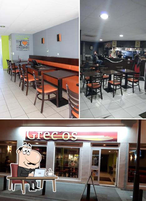 L'intérieur de grec'os