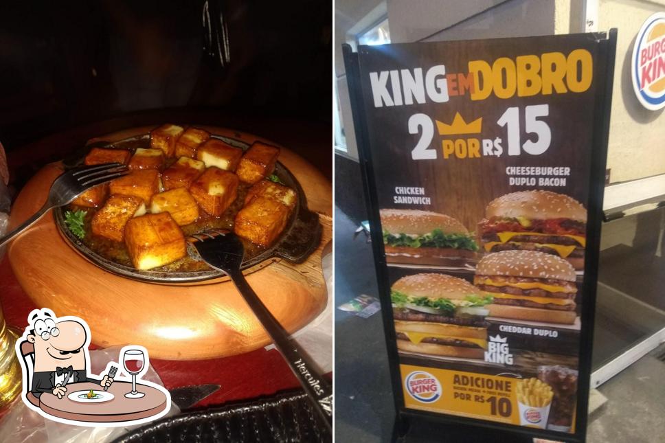 Comida em Burger King Drive Thru