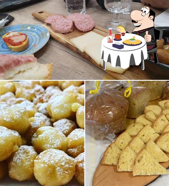 Piatto di formaggi al Panificio Fronzi