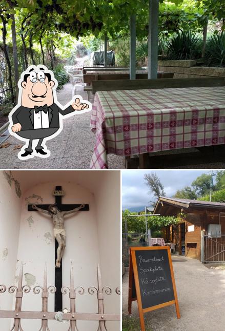 Tra le diverse cose da Küchelberg Hütte si possono trovare la interni e lavagna