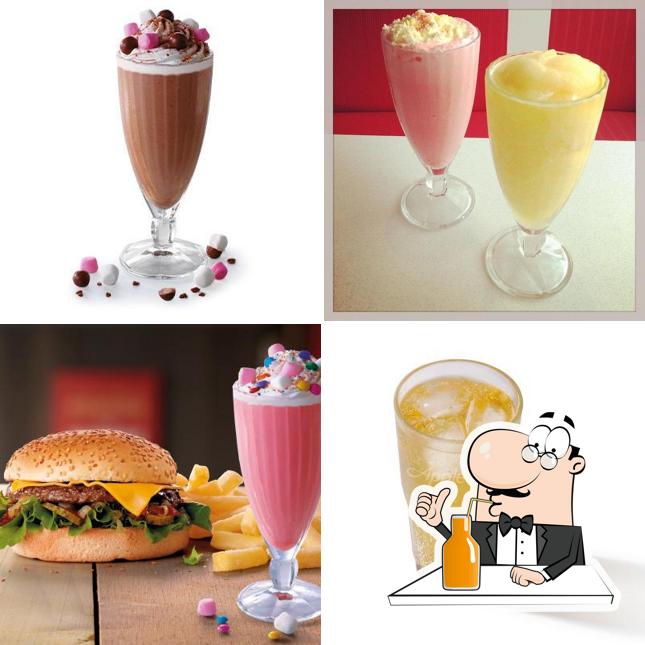 Wimpy te ofrece diferentes bebidas