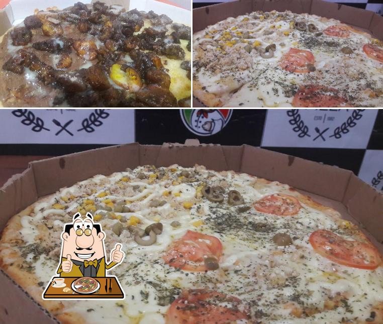 Peça diferentes estilos de pizza