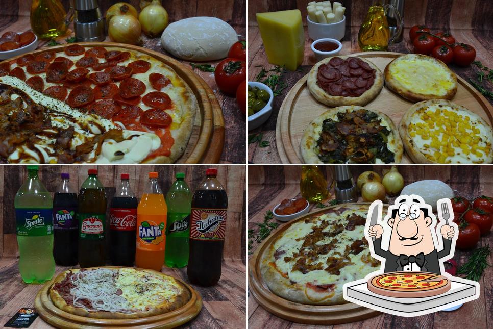 No Pizzaria La Pietá - Unidade Zona Norte, você pode desfrutar de pizza