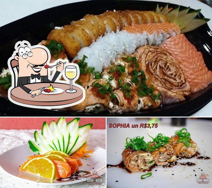 Comida em Sushi in house delivery