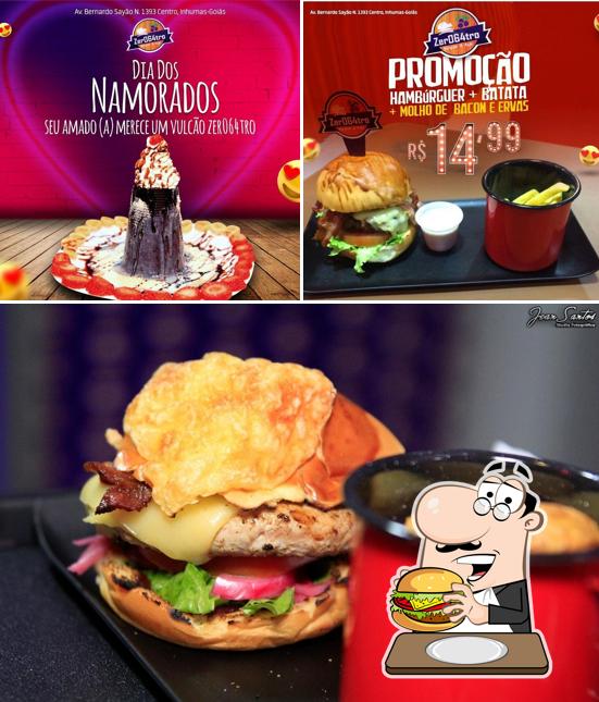 Hambúrguer em Zer064tro Burger & Açaí