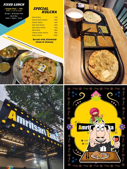 Get pizza at Amritsari Zaika