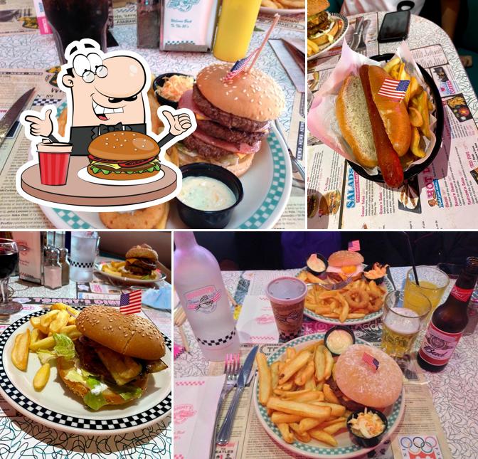 Commandez un hamburger à Tommy's Diner