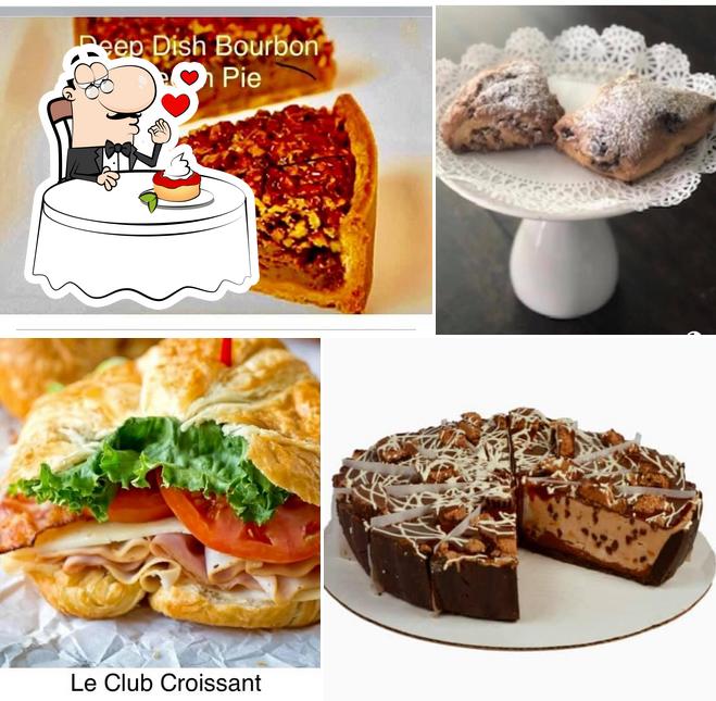"French Market Cafe & Gourmet Shop" предлагает разнообразный выбор сладких блюд