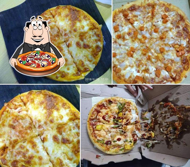 Try out various types of pizza