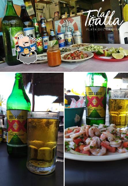 Еда в "El Muelle Bar"