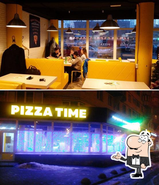 El interior de PizzaTime