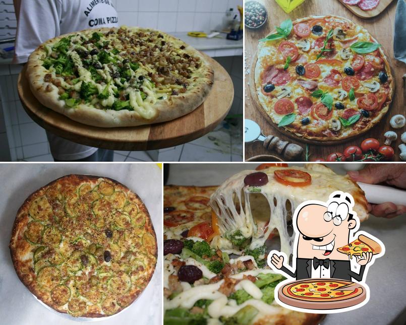 Escolha diversos tipos de pizza