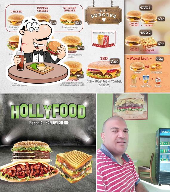 Закажите гамбургеры в "Hollyfood"