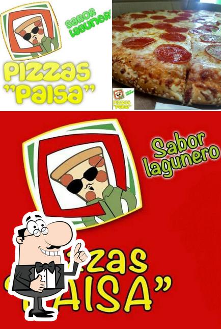 Look at this image of Pizzas Paisa