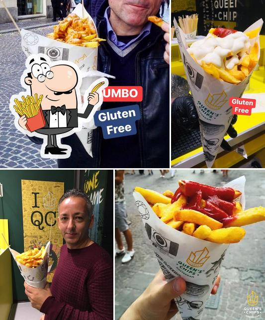 Assaggia un piatto di chips a Queen's Chips Amsterdam Acireale