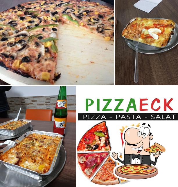 A Pizza Eck, vous pouvez essayer des pizzas