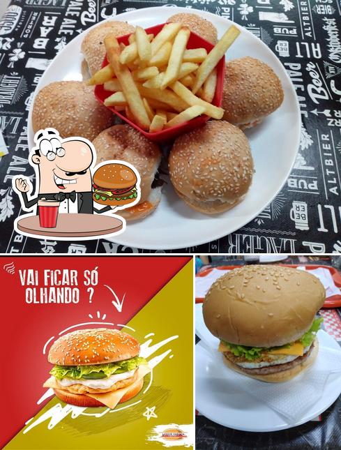 Experimente um hambúrguer no Lanche Carioca