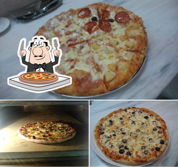 Elige una pizza en Pizzaria Il Forno