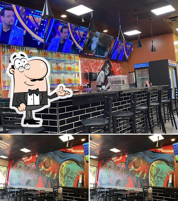 The interior of El Texano Bar and Grill