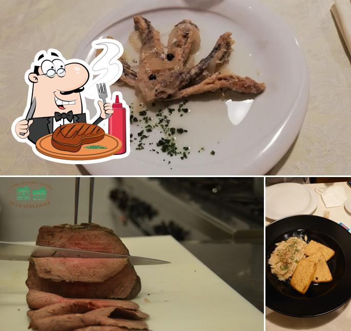 Prenditi i piatti di carne a Trattoria Alla Veneziana