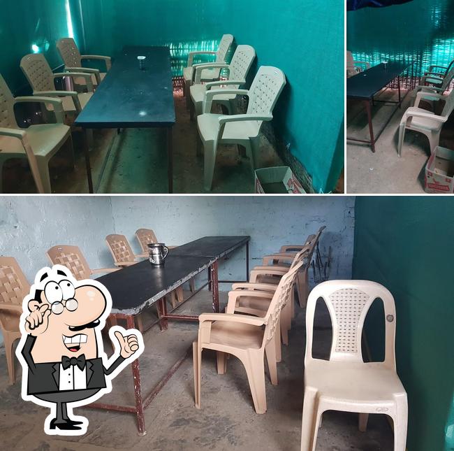The interior of Bharath dhaba