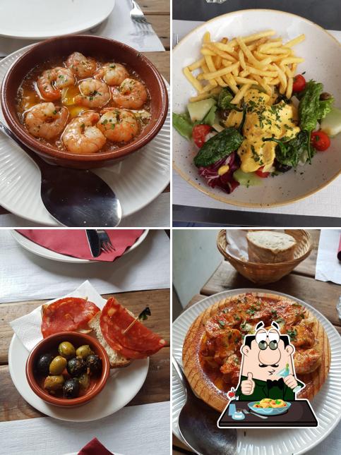 Gambas al ajillo à Tapas Cabañas