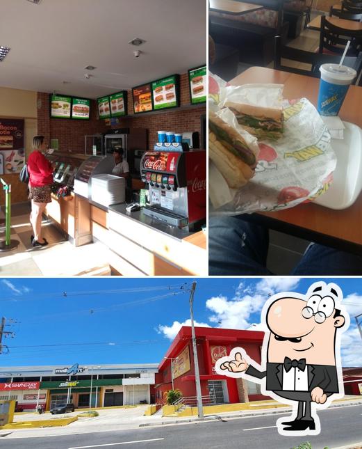 A imagem do Subway’s interior e exterior