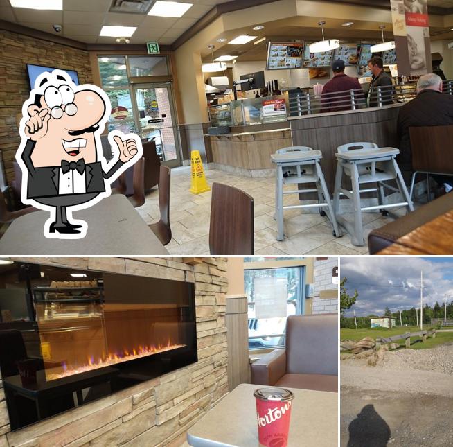 Découvrez l'intérieur de Tim Hortons