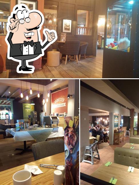 The interior of Harvester Foxhunt Halesowen