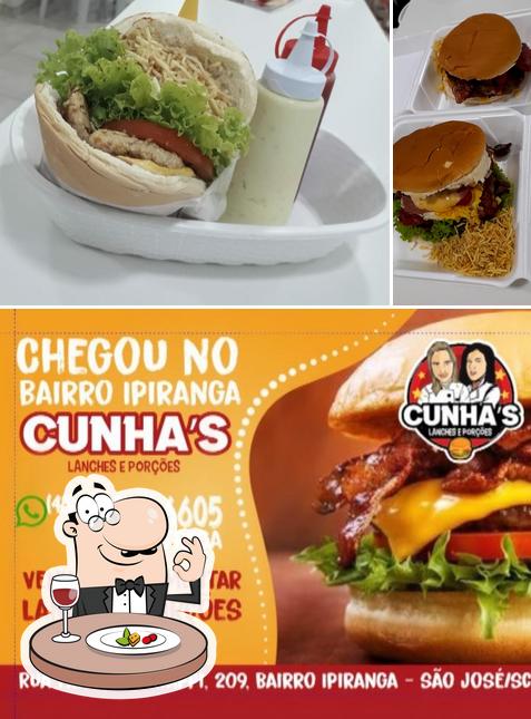 Comida em Cunha's Lanches & Porções