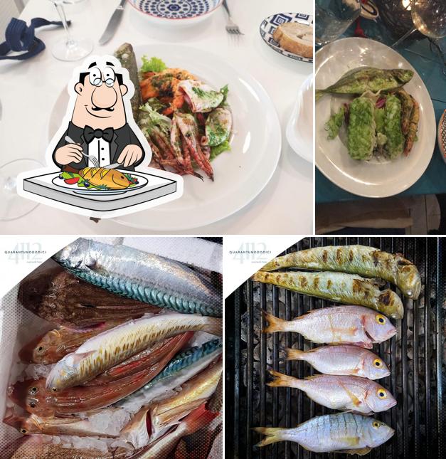 "4112 - QuarantunoDodici Ristorante Bar" предоставляет блюда для любителей рыбы