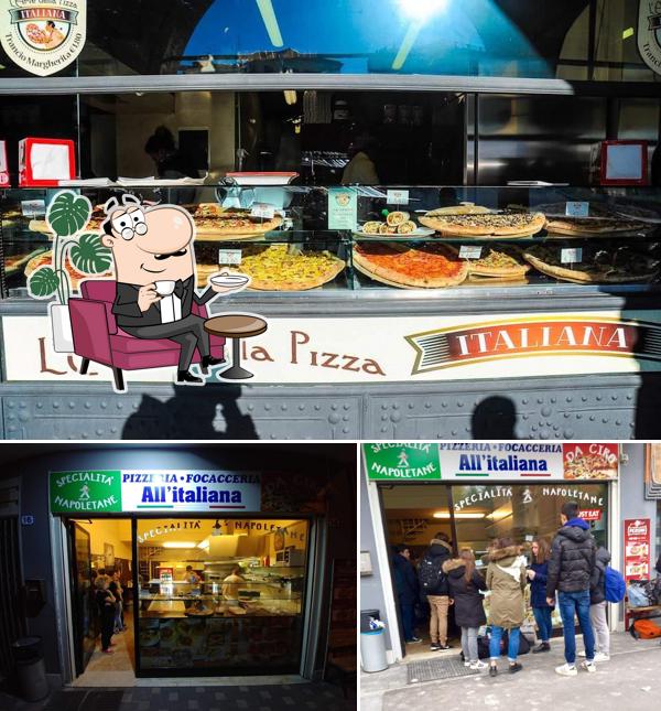 Gli interni di Pizzeria Da Ciro
