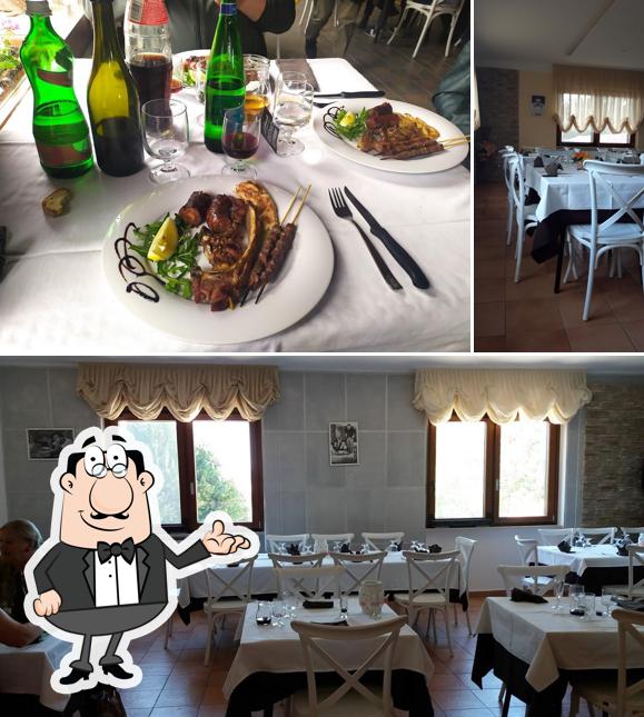 La foto di interni e cibo da Trattoria La Fornacella