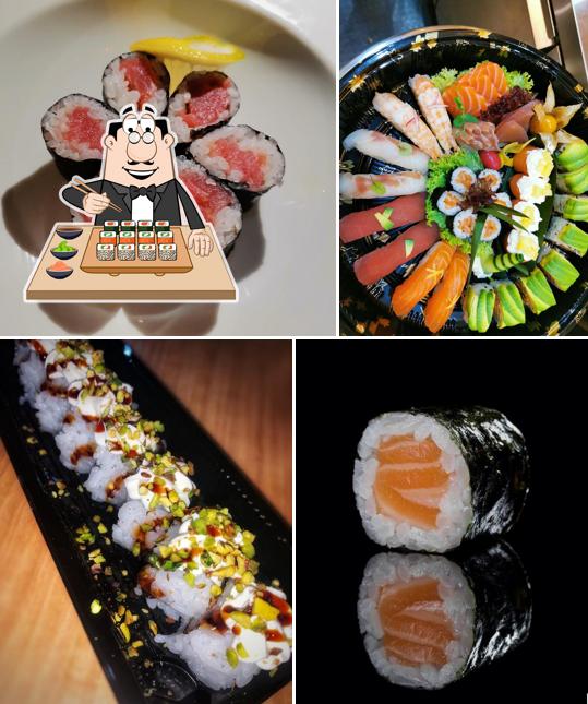 Prenditi le diverse opzioni di sushi
