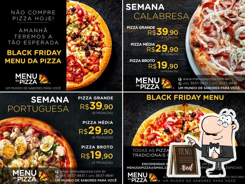 Look at the image of Menu da Pizza