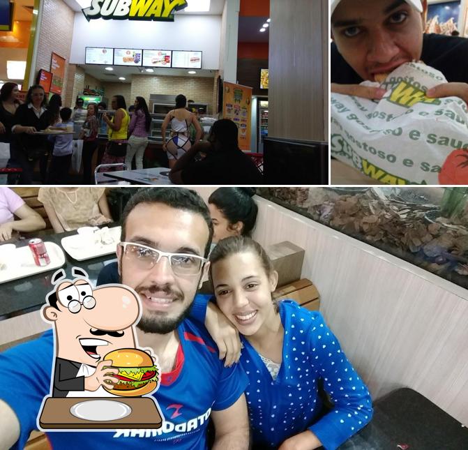 Hambúrguer em Subway