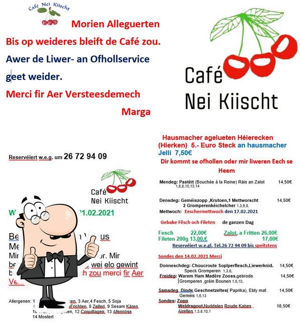 Here's a picture of Café Nei Kiischt Sàrl