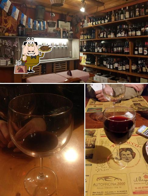 È gradevole godersi un bicchiere di vino a Enoteca Per Bacco