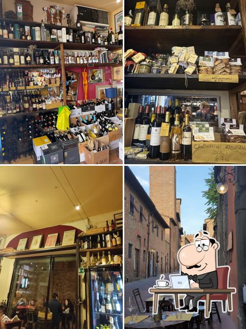 Gli interni di Enoteca Boccaccio