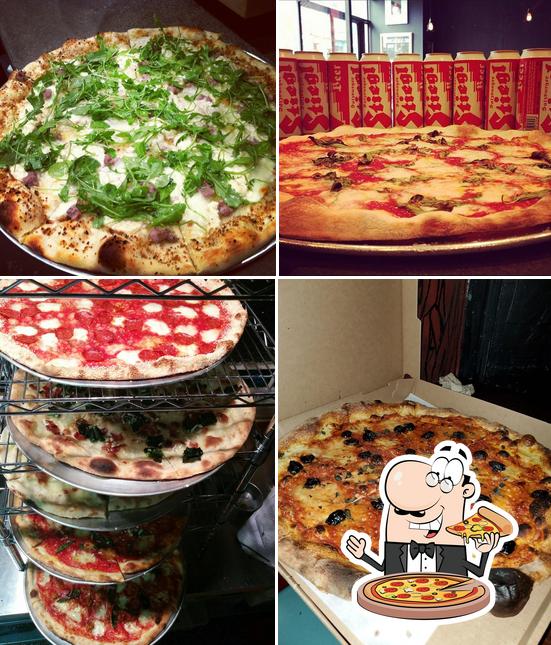 A North of Brooklyn Pizzeria, vous pouvez prendre des pizzas