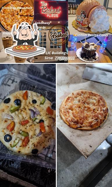 Order pizza at The Baked Flour (Shreyans Foods)