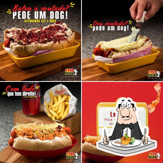 Comida em Sven Dog Americana