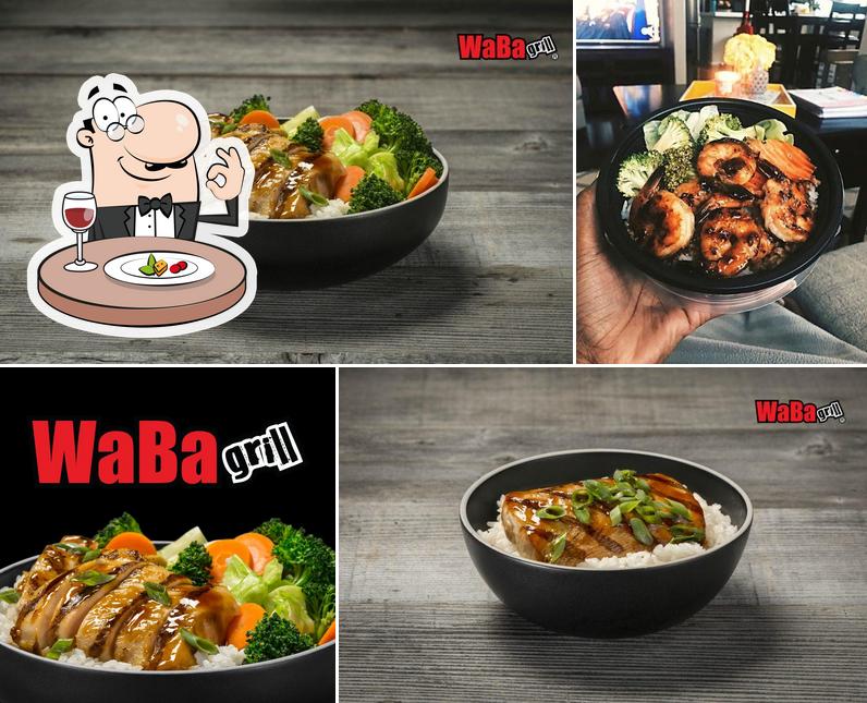 Food at WaBa Grill