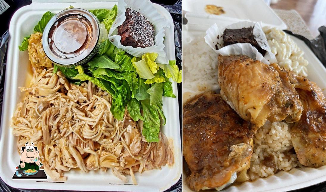 CHEAP BIG MINI PLATE LUNCHES @ Scooper's Kitchen Waipahu, Hawaii, Shoyu  Chicken