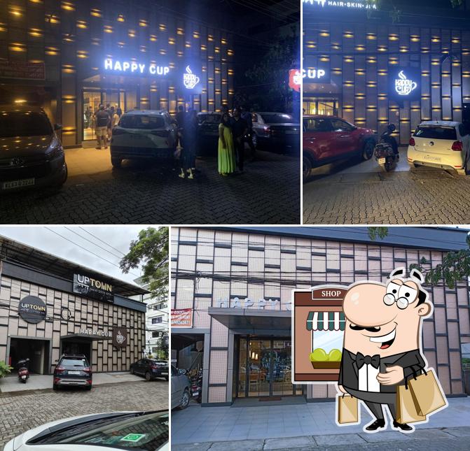 Check out how Happy Cup Cafe looks outside