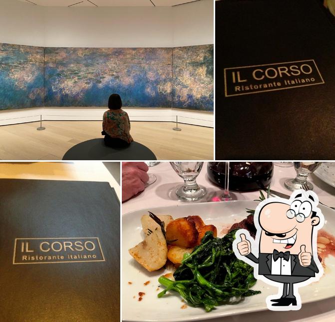 See this pic of Il Corso