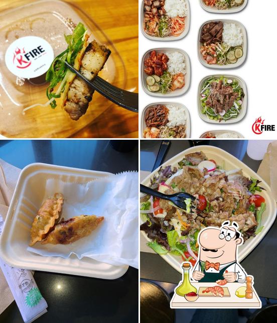 Попробуйте блюда с морепродуктами в "KFire Logan Square Korean BBQ"