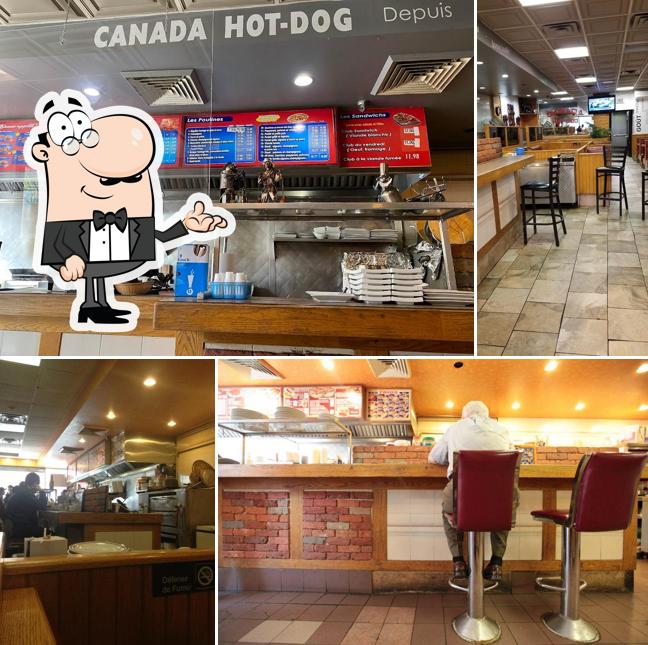 L'intérieur de Canada Hot Dog